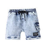 Milo Denim Pocket Shorts - Blue-Clothing-Cracked Soda