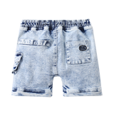 Milo Denim Pocket Shorts - Blue-Clothing-Cracked Soda