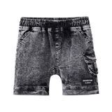 Milo Denim Pocket Shorts - Ash-Clothing-Cracked Soda