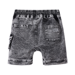 Milo Denim Pocket Shorts - Ash-Clothing-Cracked Soda