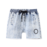 Taj Denim Shorts - Blue