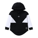Zayn Essential Hoodie - Black/White-Clothing-Cracked Soda
