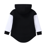 Zayn Essential Hoodie - Black/White-Clothing-Cracked Soda