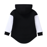 Zayn Essential Hoodie - Black/White-Clothing-Cracked Soda