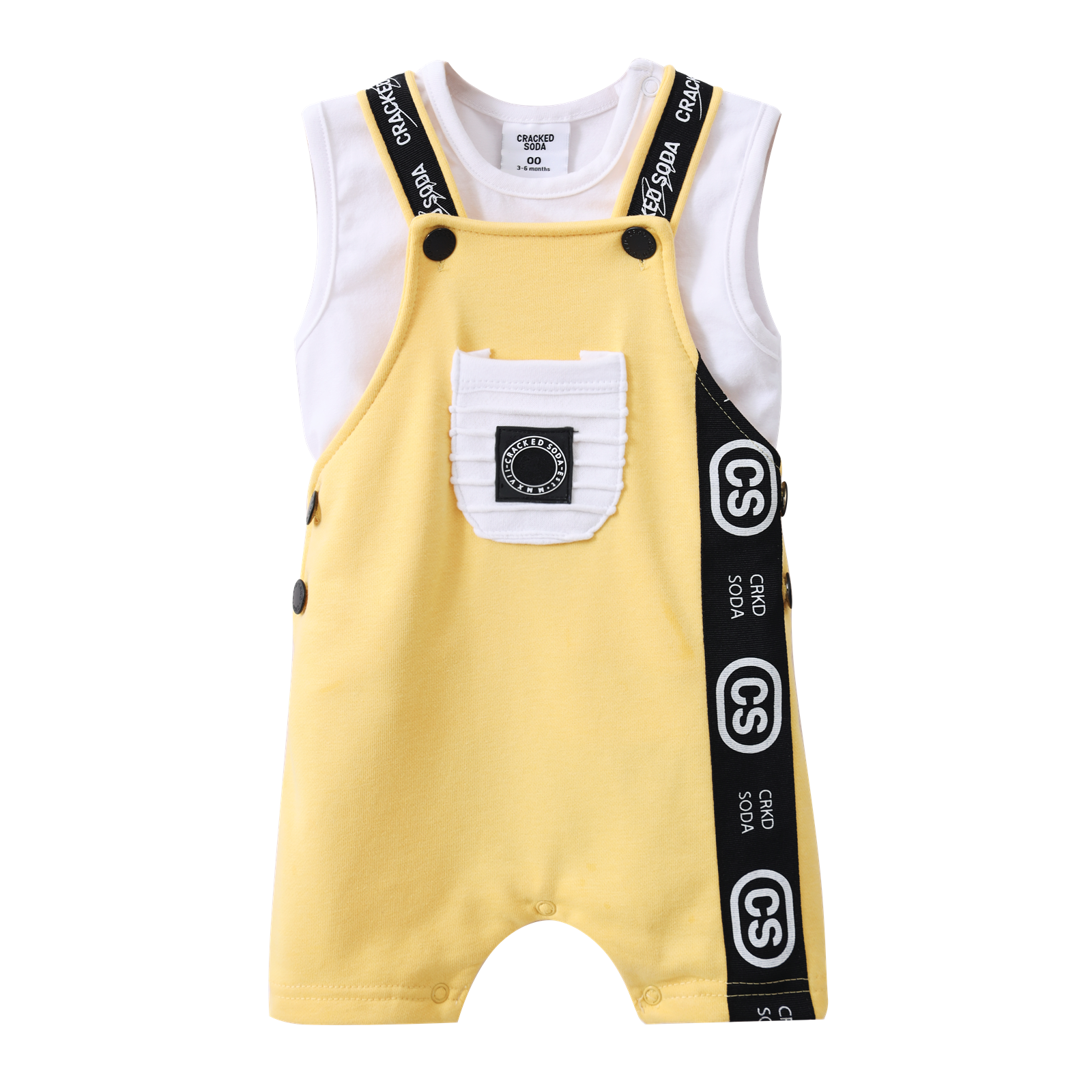 Jace 2Pce Overall Set - Zest-Clothing-Cracked Soda