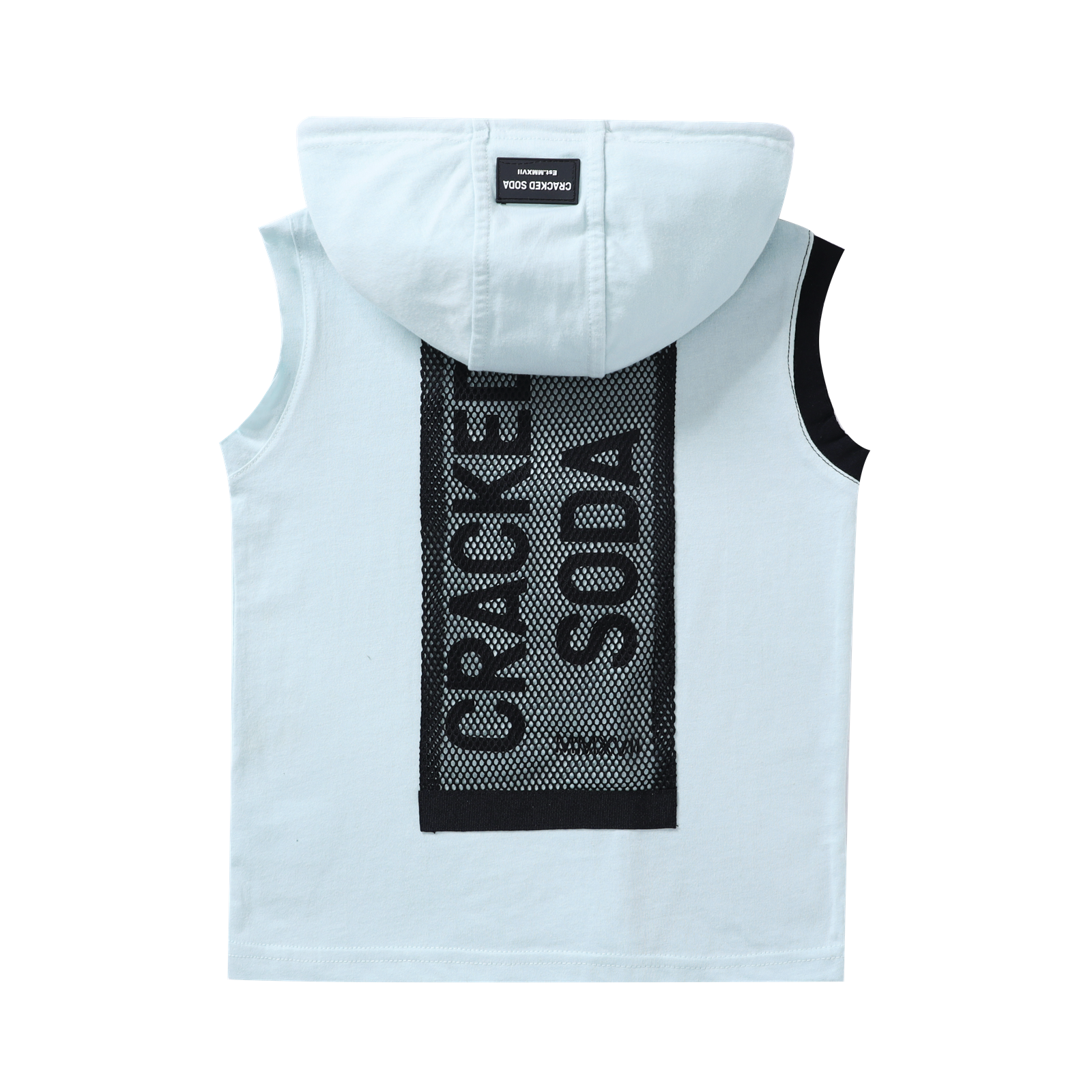 Jet Detailed Tank - Black/Sea Foam-Clothing-Cracked Soda