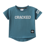 Jet Cracked Soda Tee - Teal-Clothing-Cracked Soda