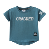 Jet Cracked Soda Tee - Teal-Clothing-Cracked Soda