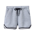 Jet Textured Shorts - Grey-Clothing-Cracked Soda