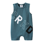 Jet Romper - Teal-Clothing-Cracked Soda