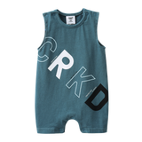 Jet Romper - Teal-Clothing-Cracked Soda