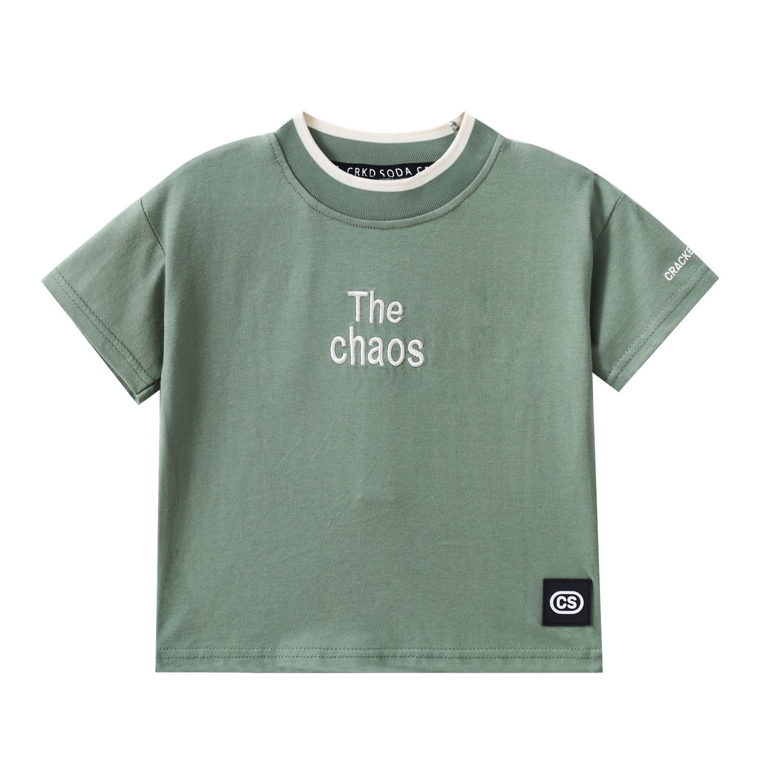 The Choas Tee - Olive-Clothing-Cracked Soda