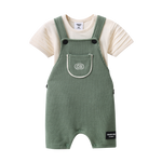Flint CS Textured Overall Set - Olive-Clothing-Cracked Soda