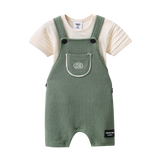 Flint CS Textured Overall Set - Olive-Clothing-Cracked Soda