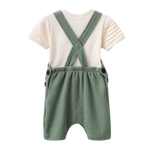 Flint CS Textured Overall Set - Olive-Clothing-Cracked Soda