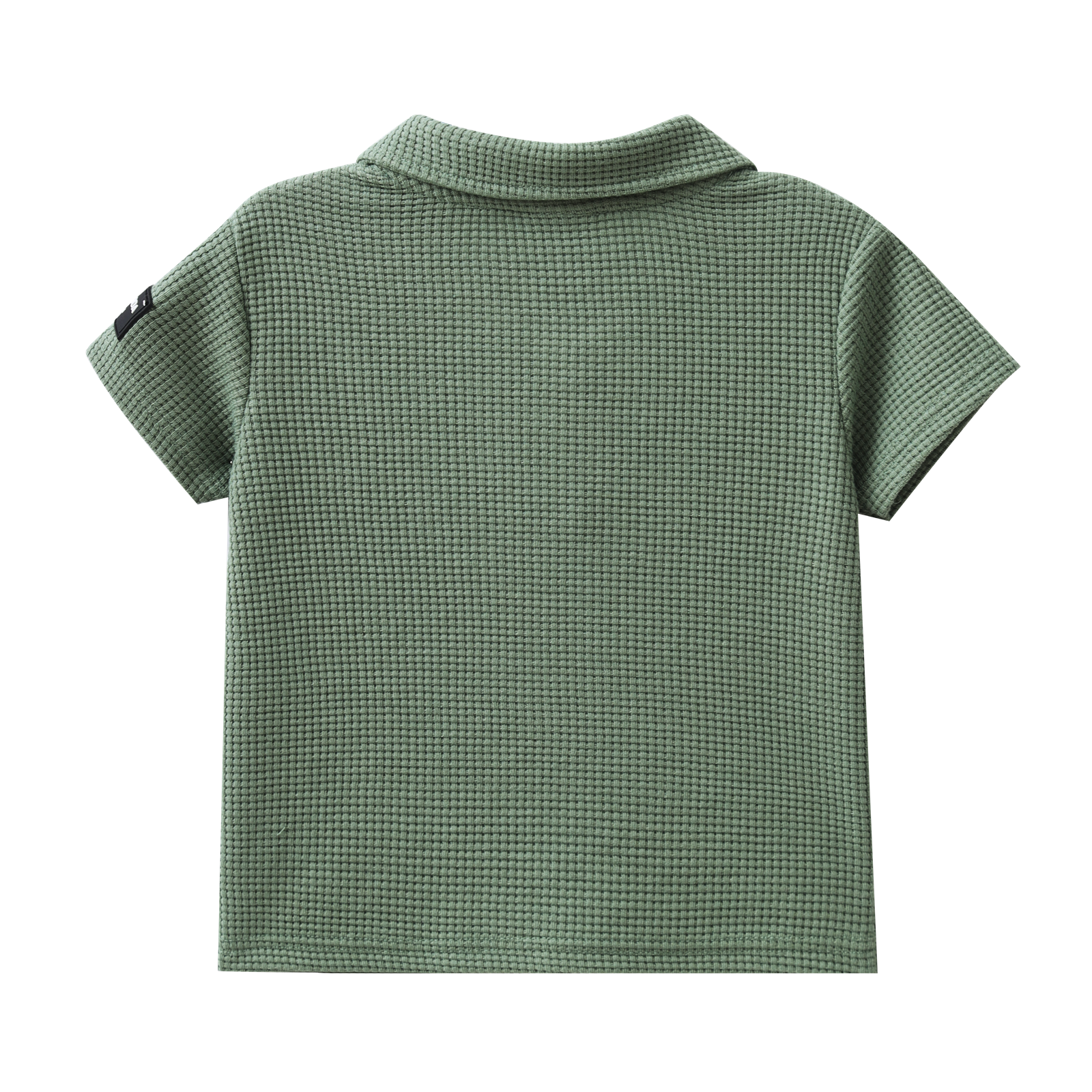 Flint Textured Polo - Olive-Clothing-Cracked Soda