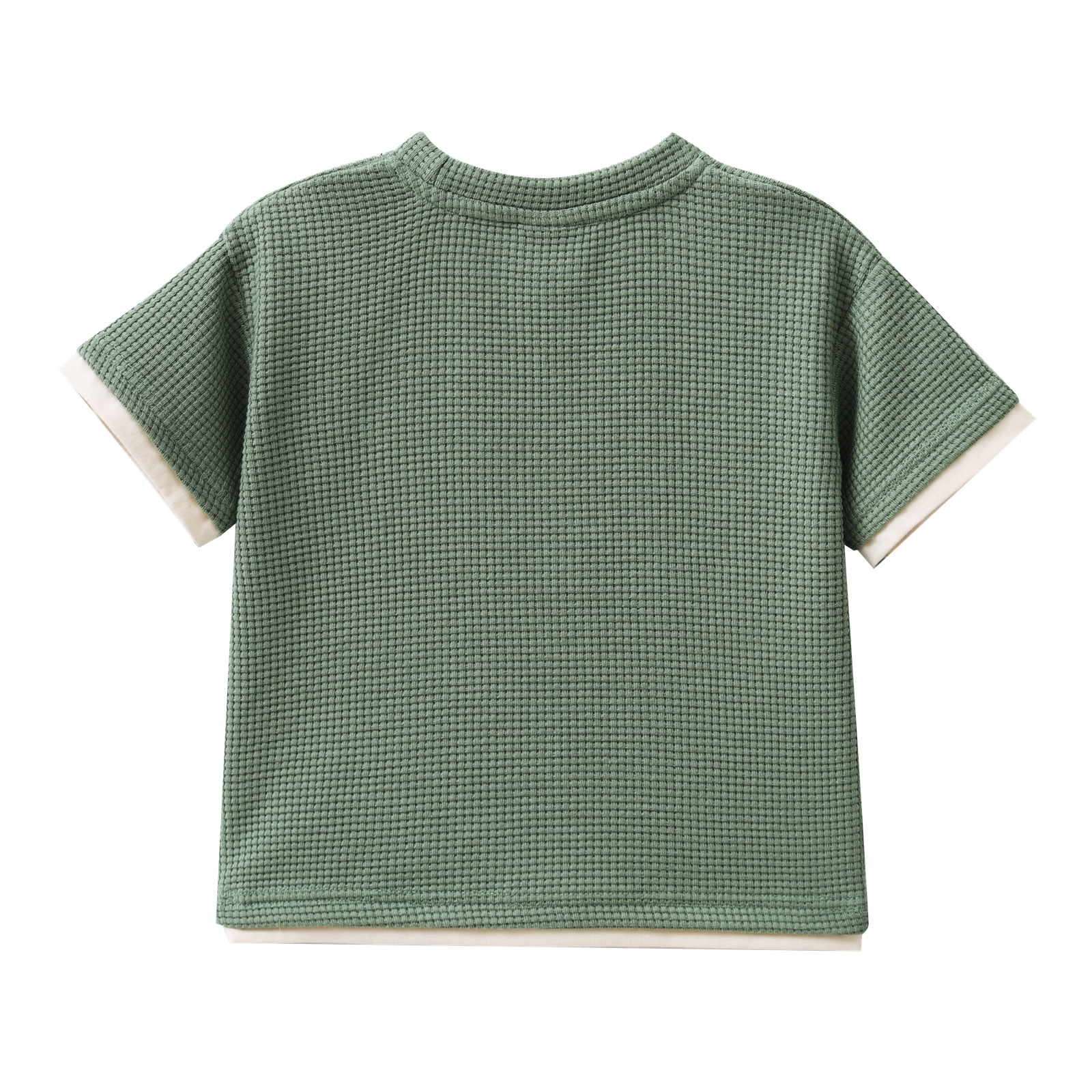 Flint Textured Tee - Olive-Clothing-Cracked Soda