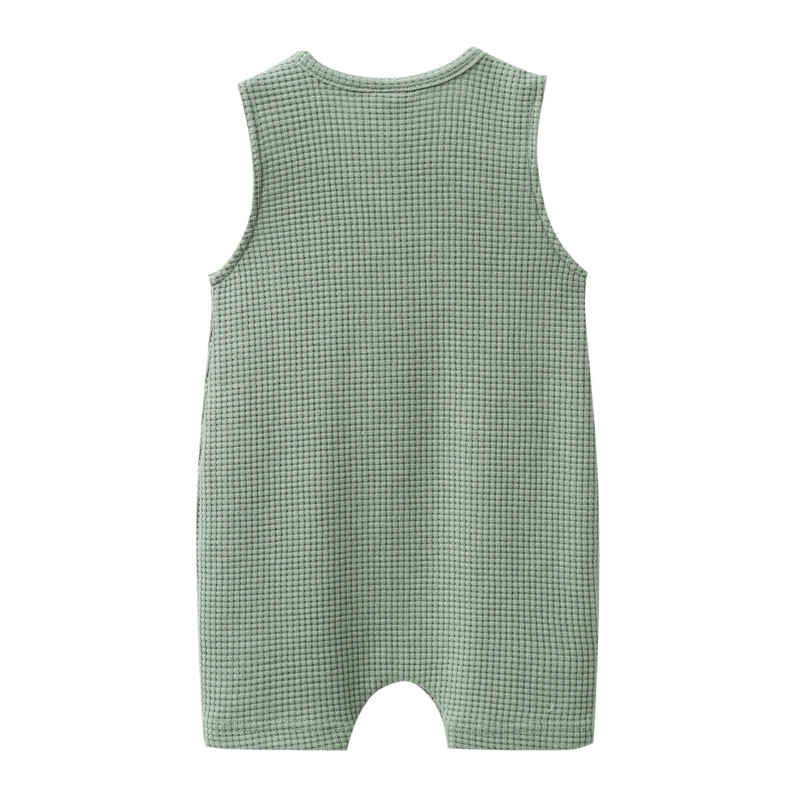 Flint Textured Romper - Olive-Clothing-Cracked Soda