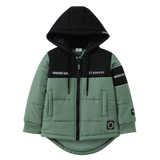 Flint Hooded Puff Jacket - Olive