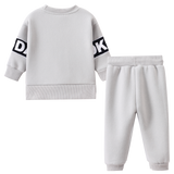 Leo 2Pce Crew Set - Pebble