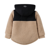 Theodore Textured Puff Jacket - Black/Truffle
