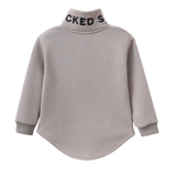Theodore Zip Detailed Coller - Truffle