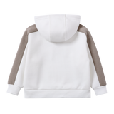 Theodore White Essential Hoodie - White/Truffle