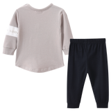 Theodore 2Pce Tee & Legging Set - Truffle