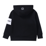 Henry Hooded Fleece Jacket - Black