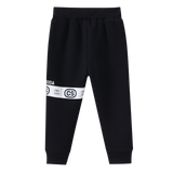 Noah Detailed Strip Trackpant - Black