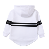Jack Detailed Hoodie - White