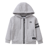 Oaklen Hooded Fleece Jacket - Grey Marl