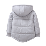Oaklen Detailed Puffer Jacket - Grey