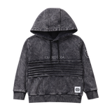Ares Detailed Hoodie - Ash Wash