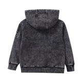 Ares Detailed Hoodie - Ash Wash