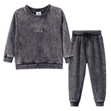 Ares Detailed Crew Set - Ash Wash