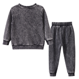 Ares Detailed Crew Set - Ash Wash