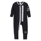Rafi Detailed Romper - Black/White
