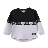 Milo Detailed Strip Sports Crew - Mist/Black