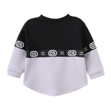 Milo Detailed Strip Sports Crew - Mist/Black