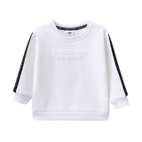 Ridge Detailed Crew - White