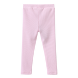 Scarlett Ribbed Fleece Leggings - Pink