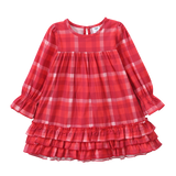 Scarlett Check Frill Detailed Dress