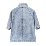 Willow Detailed Dress - Denim Blue