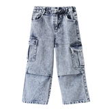 Willow Detailed Denim Pants - Denim Blue
