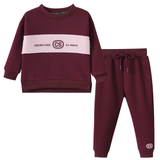 Blossom Crew & Pant Set - Plum