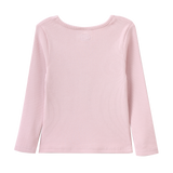 Blossom Ribbed Fleece Top - Grape