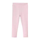Blossom Ribbed Fleece Leggings - Grape
