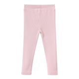 Blossom Ribbed Fleece Leggings - Grape