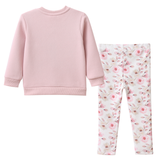 Blossom Grape Crew & Pant Print Set